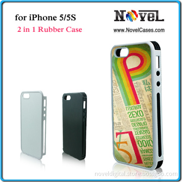 2014 New 2 in 1 Sublimation Phone Case for iPhone5/5s